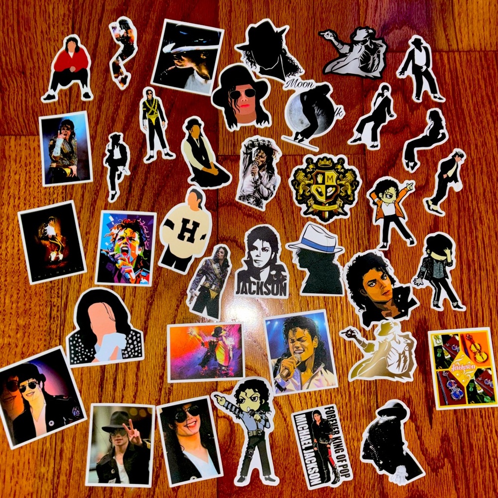Michael Jackson Sticker Set (37 pcs)